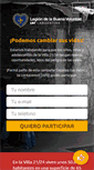Mobile Screenshot of lbv.org.ar